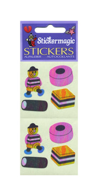 Wholesale - Pack of 12 Pearlie Stickers - Liquorice Allsorts