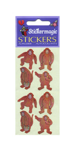 Wholesale - Pack of 12 Pearlie Stickers - Monkeys