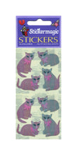 Load image into Gallery viewer, Wholesale - Pack of 12 Pearlie Stickers - Black Cats