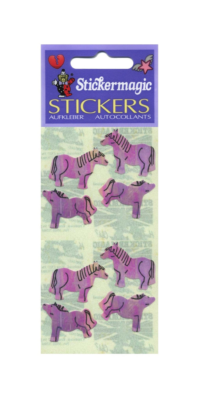 Wholesale - Pack of 12 Pearlie Stickers - Ponies