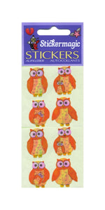 Wholesale - Pack of 12 Pearlie Stickers - Mother & Baby Owl