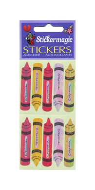 Wholesale - Pack of 12 Pearlie Stickers - Crayons