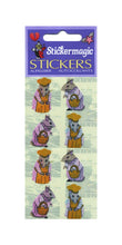 Load image into Gallery viewer, Wholesale - Pack of 12 Pearlie Stickers - Mr &amp; Mrs Mouse