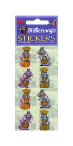 Wholesale - Pack of 12 Pearlie Stickers - Mr & Mrs Mouse