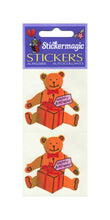 Load image into Gallery viewer, Wholesale - Pack of 12 Pearlie Stickers - Birthday Bear