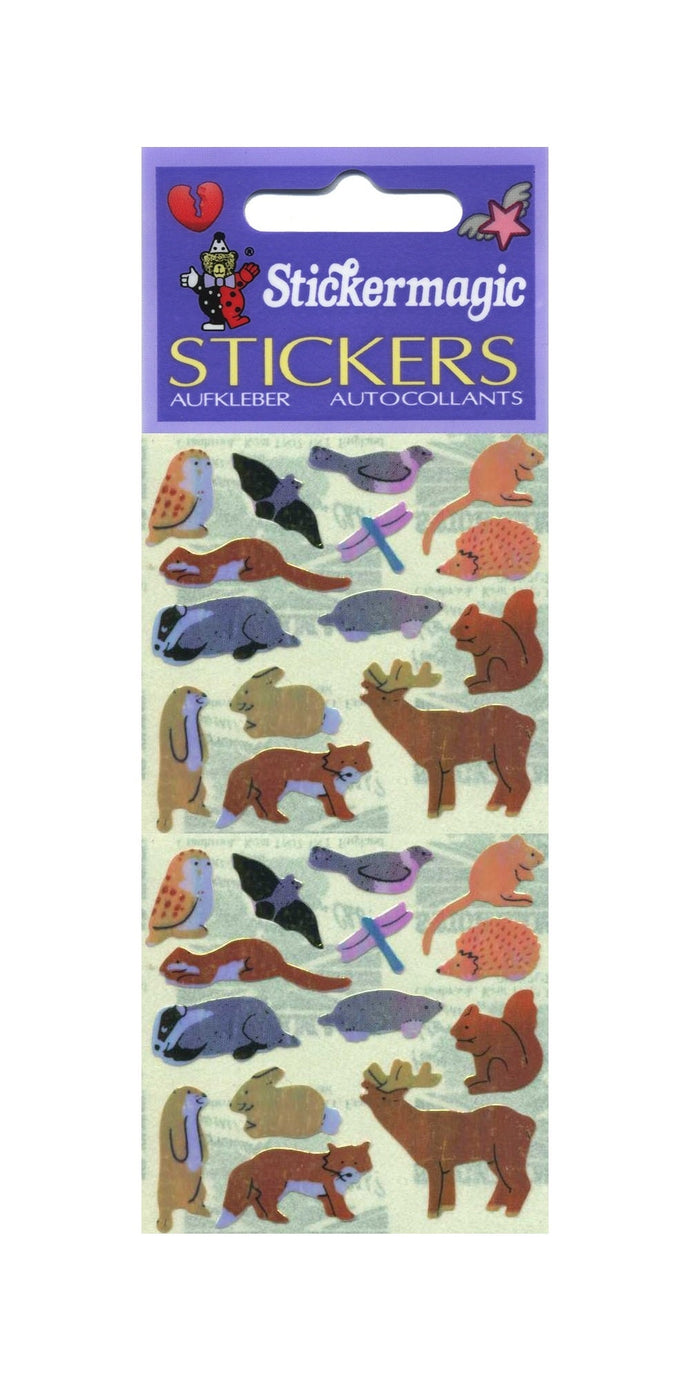 Wholesale - Pack of 12 Pearlie Stickers - Micro Forest Friends