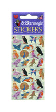 Load image into Gallery viewer, Wholesale - Pack of 12 Pearlie Stickers - Micro Birds