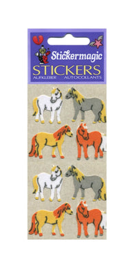 Wholesale - Pack of 12 Furrie Stickers - Dartmoor Ponies