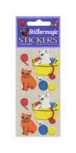 Load image into Gallery viewer, Wholesale - Pack of 12 Furrie Stickers - Kittens Playing