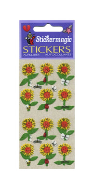 Wholesale - Pack of 12 Furrie Stickers - Sunflowers