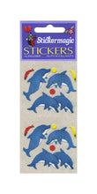 Load image into Gallery viewer, Wholesale - Pack of 12 Furrie Stickers - Dolphin &amp; Fish