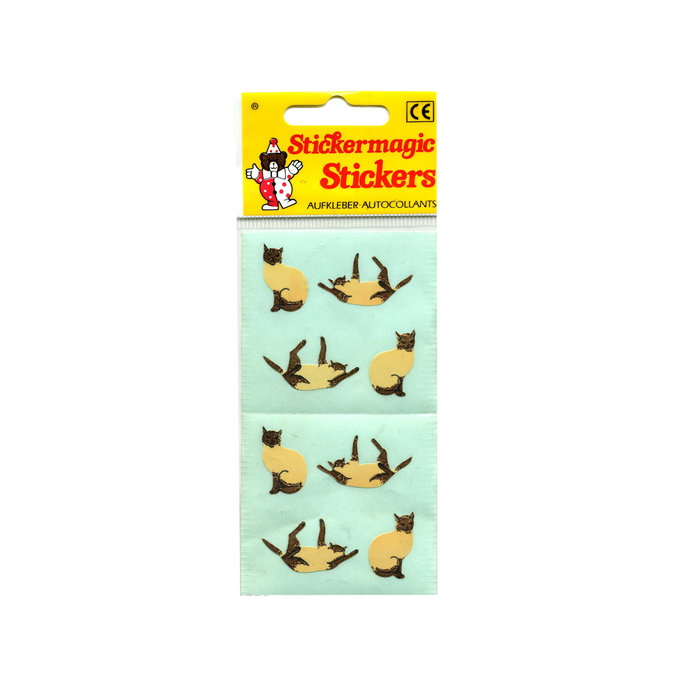 Pack of Paper Stickers - Funny Cats