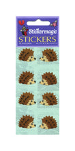 Load image into Gallery viewer, Wholesale - Pack of 12 Paper Stickers - Hedgehogs