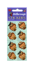 Load image into Gallery viewer, Wholesale - Pack of 12 Paper Stickers - Wise Owls