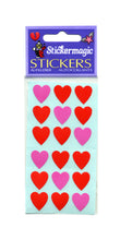 Load image into Gallery viewer, Pack of Paper Stickers - Red Hearts