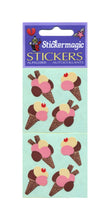 Load image into Gallery viewer, Wholesale - Pack of 12 Paper Stickers - Ice Creams