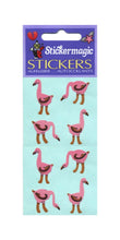 Load image into Gallery viewer, Wholesale - Pack of 12 Paper Stickers - Flamingoes