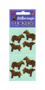 Wholesale - Pack of 12 Paper Stickers - Ponies