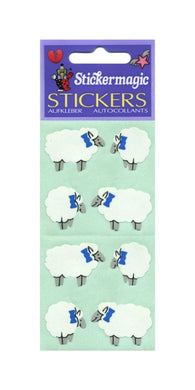 Wholesale - Pack of 12 Paper Stickers - Sheep