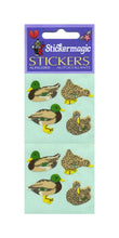 Load image into Gallery viewer, Wholesale - Pack of 12 Paper Stickers - Mallard Ducks