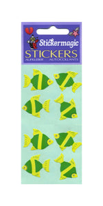 Wholesale - Pack of 12 Paper Stickers - Angel Fish