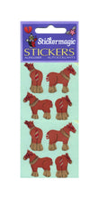 Load image into Gallery viewer, Wholesale - Pack of 12 Paper Stickers - Shire Horses