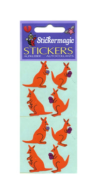 Wholesale - Pack of 12 Paper Stickers - Kangaroos