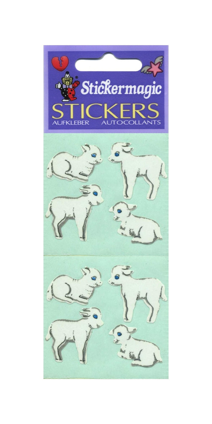 Wholesale - Pack of 12 Paper Stickers - Lambs