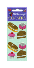 Load image into Gallery viewer, Wholesale - Pack of 12 Paper Stickers - Cakes