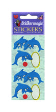 Load image into Gallery viewer, Wholesale - Pack of 12 Paper Stickers - Dolphins