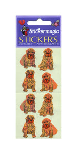 Wholesale - Pack of 12 Pearlie Stickers - Shar Peis