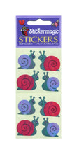 Load image into Gallery viewer, Wholesale - Pack of 12 Pearlie Stickers - Snails