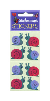 Wholesale - Pack of 12 Pearlie Stickers - Snails