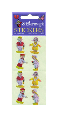 Wholesale - Pack of 12 Pearlie Stickers - Dutch Boy & Girl