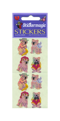 Wholesale - Pack of 12 Pearlie Stickers - Koala Characters