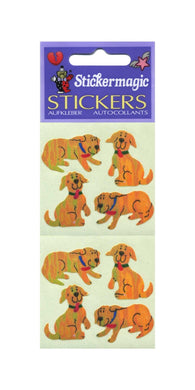 Wholesale - Pack of 12 Pearlie Stickers - Happy The Dog