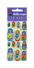 Load image into Gallery viewer, Wholesale - Pack of 12 Pearlie Stickers - Russian Dolls