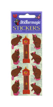 Load image into Gallery viewer, Wholesale - Pack of 12 Pearlie Stickers - Hickory Dickory Dock