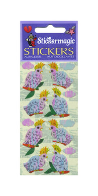 Wholesale - Pack of 12 Pearlie Stickers - Cockatoos