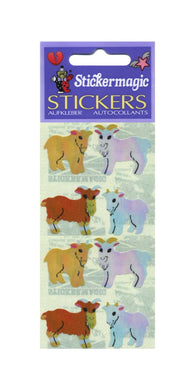 Wholesale - Pack of 12 Pearlie Stickers - Goat Kids