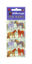 Load image into Gallery viewer, Wholesale - Pack of 12 Pearlie Stickers - Dartmoor Ponies