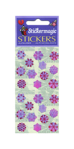 Wholesale - Pack of 12 Pearlie Stickers - Snowflakes