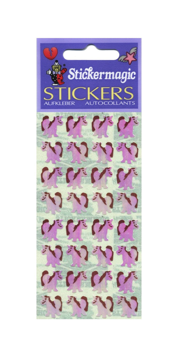 Wholesale - Pack of 12 Pearlie Stickers - Micro Horse