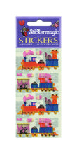 Load image into Gallery viewer, Wholesale - Pack of 12 Pearlie Stickers - Animal Train