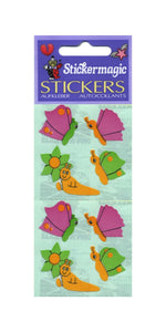 Wholesale - Pack of 12 Paper Stickers - Butterflies