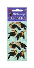 Load image into Gallery viewer, Wholesale - Pack of 12 Paper Stickers - Toucans