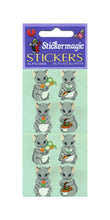 Load image into Gallery viewer, Wholesale - Pack of 12 Paper Stickers - Country Mice