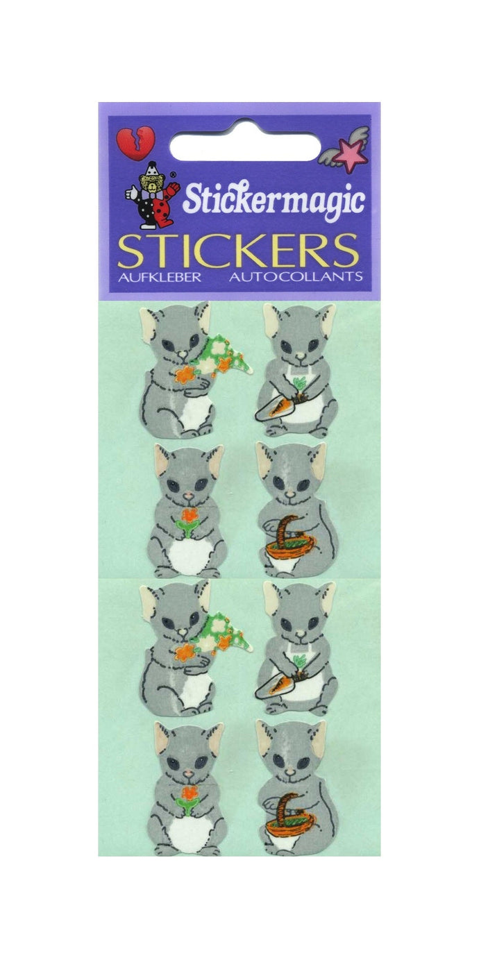 Wholesale - Pack of 12 Paper Stickers - Country Mice