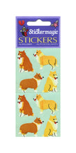 Load image into Gallery viewer, Wholesale - Pack of 12 Paper Stickers - Collies