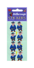 Load image into Gallery viewer, Wholesale - Pack of 12 Paper Stickers - Piggie Police